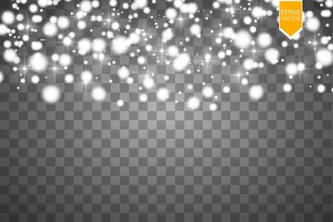 Glow light effect. Vector illustration. Christmas flash. dust Stock Illustration