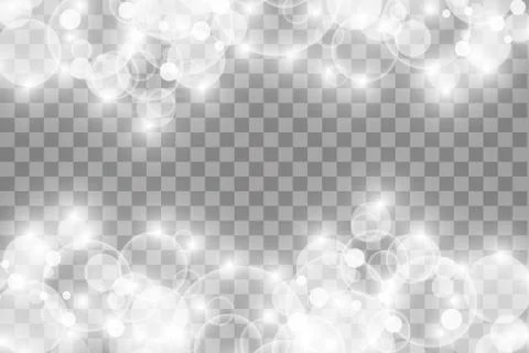 Glow light effect. Vector illustration. Christmas flash. dust. White sparks a Ilustración de archivo