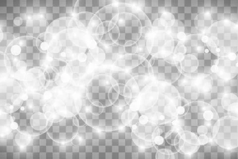 Glow light effect. Vector illustration. Christmas flash. dust. White sparks a Ilustración de archivo