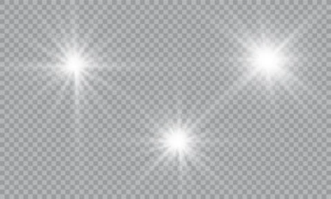 Glow light effect. Vector illustration. Christmas flash Concept. Vector illustra Stock Illustration