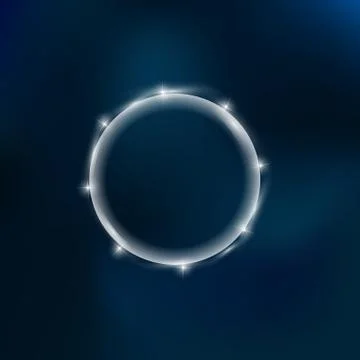 Glow light effect. Vector illustration. Christmas flash. Stock Illustration