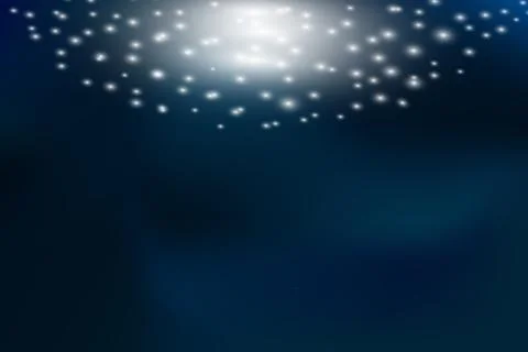 Glow light effect. Vector illustration. Christmas flash. Stock Illustration