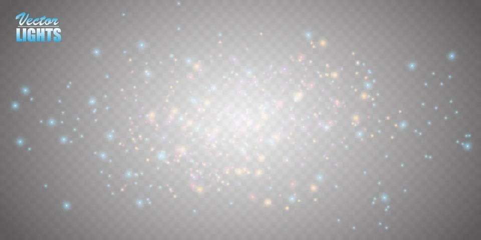 Glow light effect. Vector illustration. Christmas flash Concept. Stock-Illustration