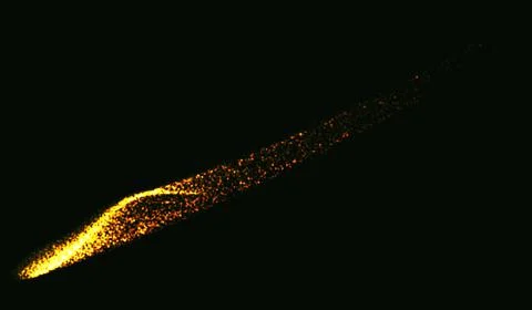 Glow light effect. Vector illustration. Christmas flash. dust Stock Illustration