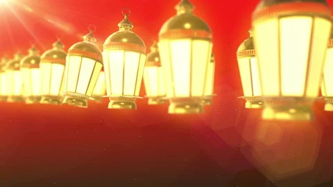 Glow light lantern festival loop animation Stock-Footage 151500288