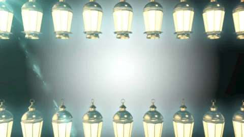 Glow light lantern festival loop animation Stock Footage 151500690