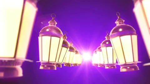 Glow light lantern festival loop animation Stock Footage 151500768