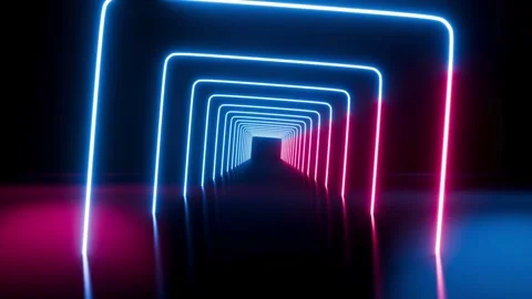 Glow light neon for overlay element Video stock 301876494