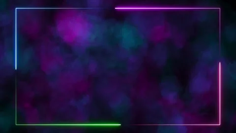 Glow light neon for overlay element Video stock 301876521