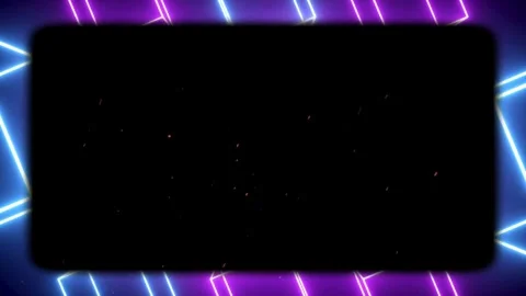 Glow light neon for overlay element Video stock 301876882