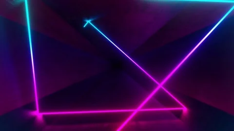 Glow light neon for overlay element Video stock 301877054