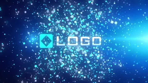 Glow Light Particles Explosion Business 3D Logo Reveal Intro Animation Stinger Stock After Effects