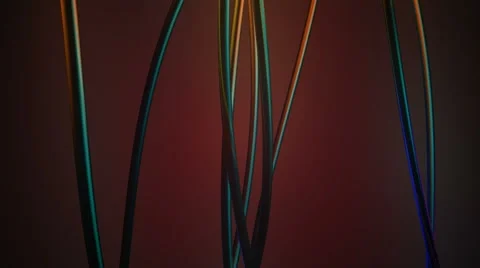 Glow lights lines Stock Footage 55312721