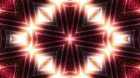 Glow Lights Panel Blinking Looped Video Stock Footage 147142755