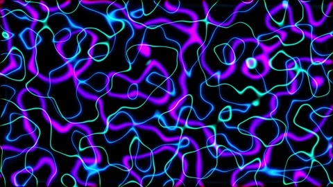 Glow line waves 스톡 동영상 300884681