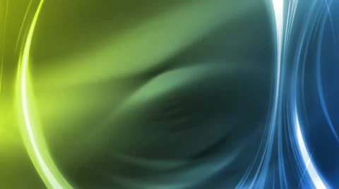 Glow Lines Blue Yellow Stock Footage 12609335