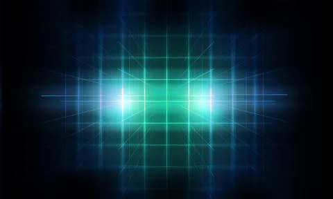 Glow lines or rays on dark background イラスト素材