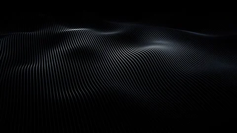 Glow lines pattern wave slow motion looping background Stock Footage 337736783