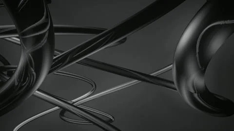 Glow metallic cables Stock-Footage 55326326