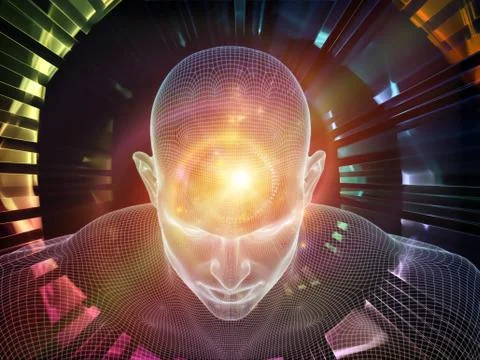 Glow of the mind Stockillustratie