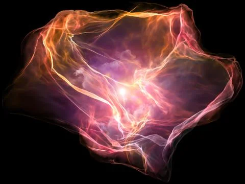 Glow of Mind Particle Stock Illustration