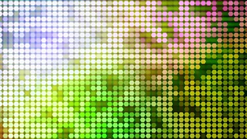 Glow mosaic dots effect loop animation background Видео 148060181