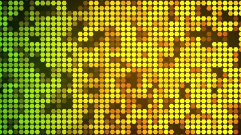Glow mosaic dots effect loop animation background Stock Footage 148060182