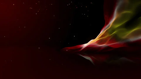 Glow moving the form from particles Stock Footage 33848309