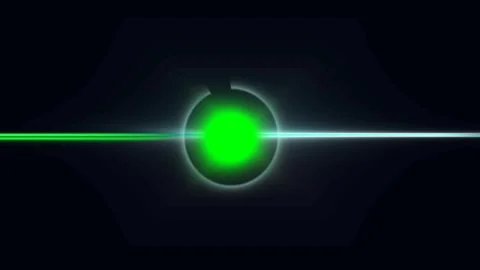 Glow neon Rectangle border light frame animation. Stock Footage 300154835