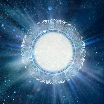 Glow ornament Stock Illustration