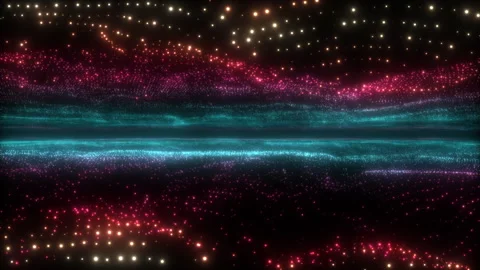 Glow particles animation for technology abstract background Stock-Footage 264868754