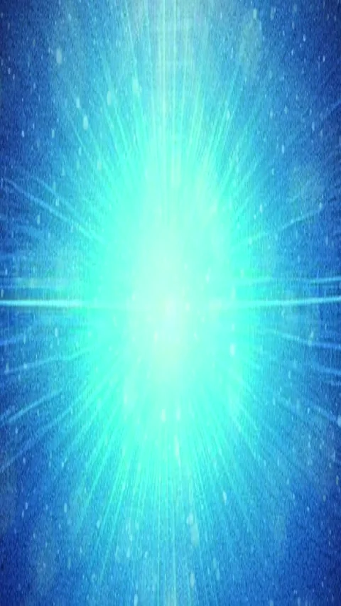 Glow Particles Falling in Light Rays 4K Bokeh Background with Shiny Lights Video stock 283410540