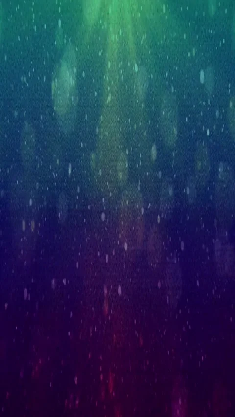 Glow Particles Falling in Light Rays 4K Bokeh Background with Shiny Lights Stock Footage 283410656