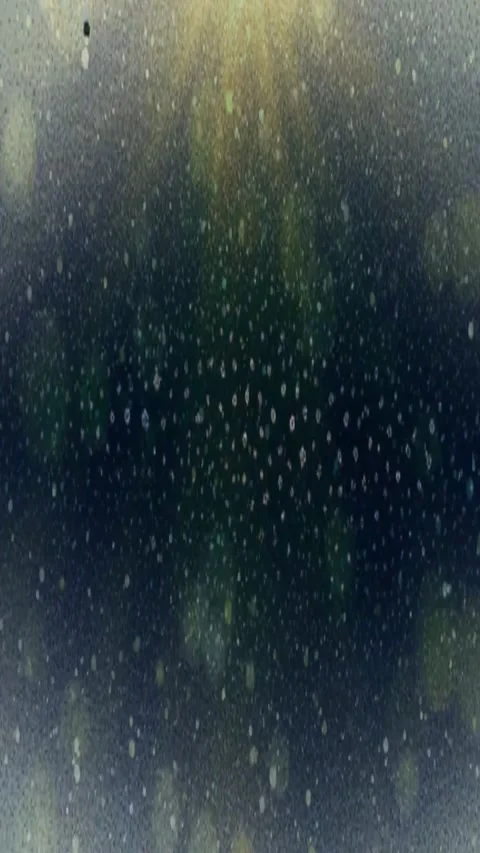 Glow Particles Falling in Light Rays 4K Bokeh Background with Shiny Lights Video stock 283410951