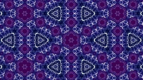 Glow particles form ornate pattern like mandala. Abstract seamless animation as Video stock 108617671