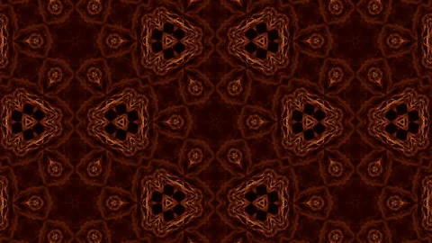 Glow particles form ornate pattern like mandala. Abstract seamless animation as Video stock 108624230