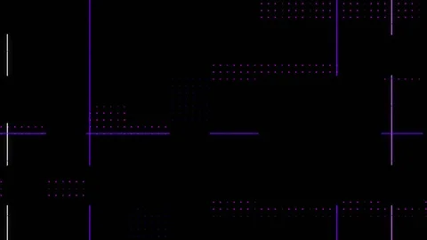 Glow Pixel 4K 04 Stock Footage 76411115