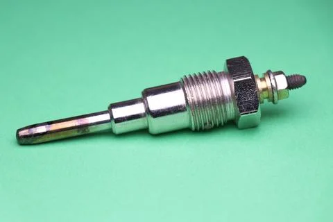 Glow plug for diesel engine which is auto spare part necessary for ignition Fotos de archivo