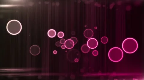 Glow Rings Pink Stock Footage 20844877