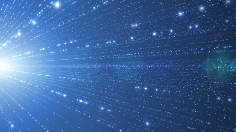 Glow shiny dotted lines digital tech loop animation Stock Footage 337191288