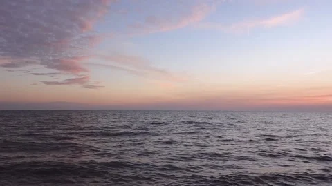 The glow in the sky from the setting sun. The onset of evening twilight Video stock 103393387