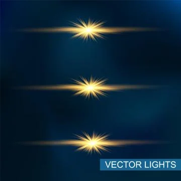 Glow special light effect Illustrazione stock