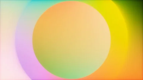 Glow Spectrum Color Gradient Circle Moving Trendy Sphere Loop Background Stock Footage 129551980