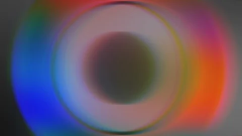 Glow Spectrum Color Gradient Circle Moving Trendy Sphere Loop Background Stock Footage 129749561