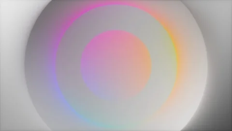 Glow Spectrum Color Gradient Circle Moving Trendy Sphere Loop Background Stock Footage 130140909