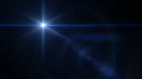 Glow Star Cross Lens Flare | Stock Video | Pond5