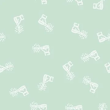 Glow stick line vector seamless pattern line Stock Illustration