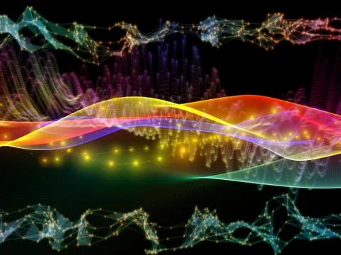 Glow of Wave Illustrazione stock