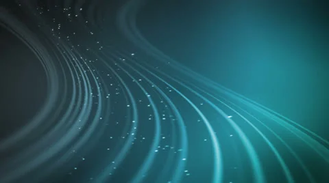 Glow Waves Blue Stock Footage 25989326