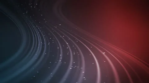 Glow Waves Blue Red Stock Footage 25989065
